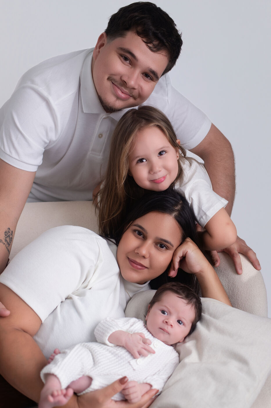 Fotografia de família com bebê em Birigui